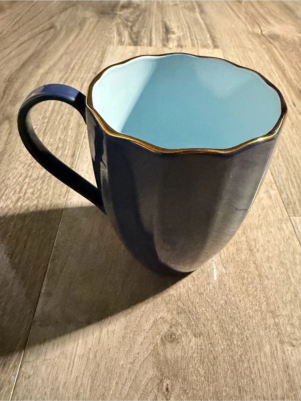 Lenox Marchesa Shades of Blue Decorative Bowl - Blue with Gold Accents